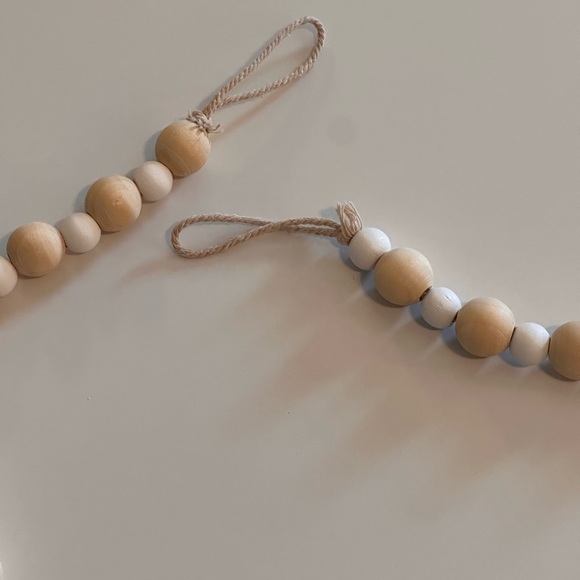 Wooden Beaded Garland, Set of 4 - Picture 4 of 7